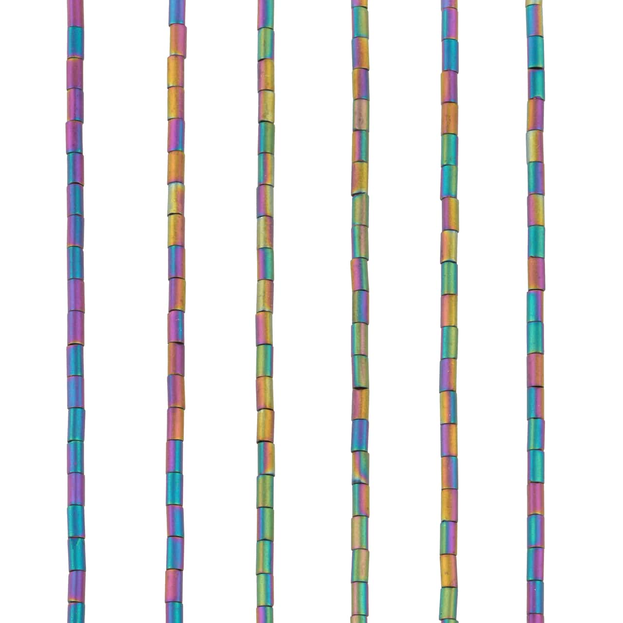 12 Pack: Glass Tube Beads, 4mm by Bead Landing™